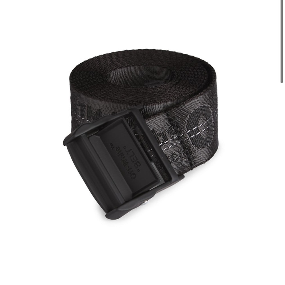 Off white industrial belt